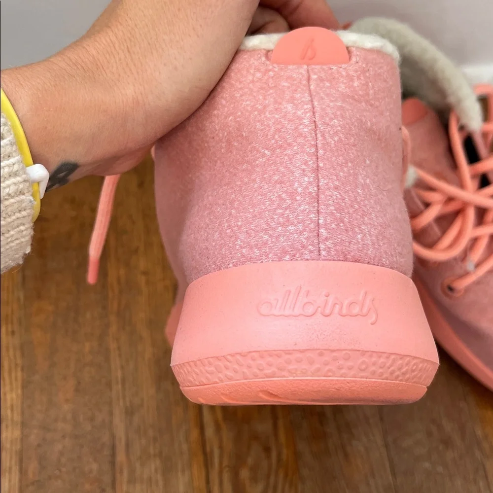 Allbirds Wool Runner-up Mizzle Fluffs High Tops Size 10 in Calm Coral